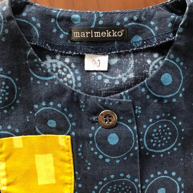 marimekko(マリメッコ)のマリメッコ  イロイネンタッキ marimekko ハッピードレス 80 90 キッズ/ベビー/マタニティのベビー服(~85cm)(ワンピース)の商品写真