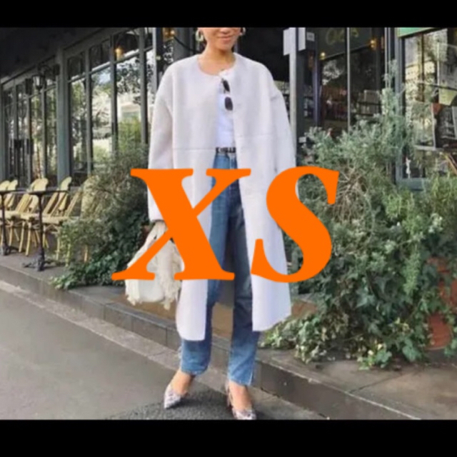 ZARA ボア リバーシブル コート  xs 1