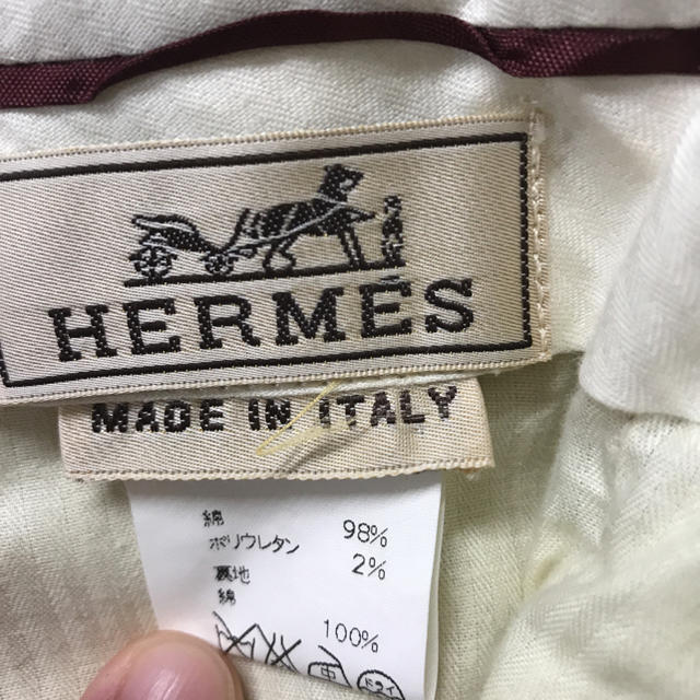 Hermes(エルメス)のエルメス パンツ レディースのパンツ(カジュアルパンツ)の商品写真