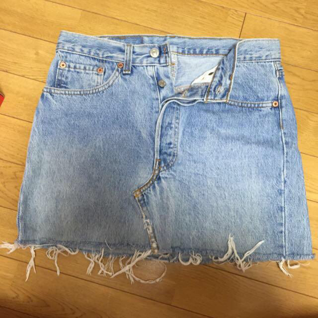 Levi's(リーバイス)のリーバイス*古着デニムスカート レディースのスカート(ミニスカート)の商品写真