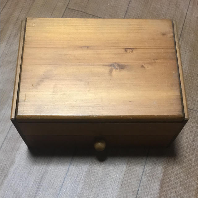 木箱 ジュエリーボックス BOX アクセサリー入れ インテリア/住まい/日用品のインテリア小物(小物入れ)の商品写真
