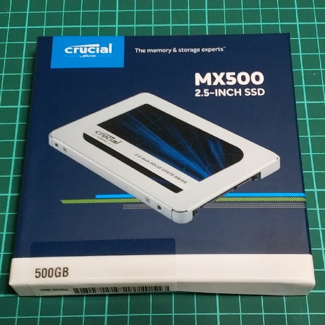 Crucial 2.5インチ SSD 500GB CT500MX500SSD1の通販 by ぼっさん's shop｜ラクマ