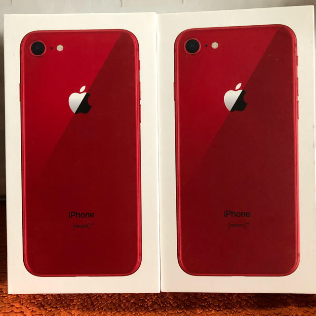 【美品 付属品完備】2台 iPhone8 256GB PRODUCT RED