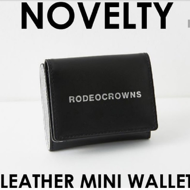 RODEO CROWNS(ロデオクラウンズ)のRCWB最新ノベルティ牛革お財布 RODEO CROWNSロゴ入り 開いて郵送。 レディースのファッション小物(財布)の商品写真