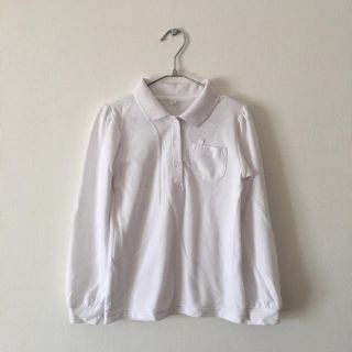ニシマツヤ(西松屋)の女児 ポロシャツ ブラウス 130㎝(Tシャツ/カットソー)