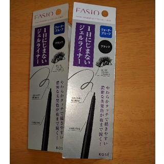 ファシオ(Fasio)のFASIO　パワフルステイ　ジェルライナー　BK001　２本セット(アイライナー)