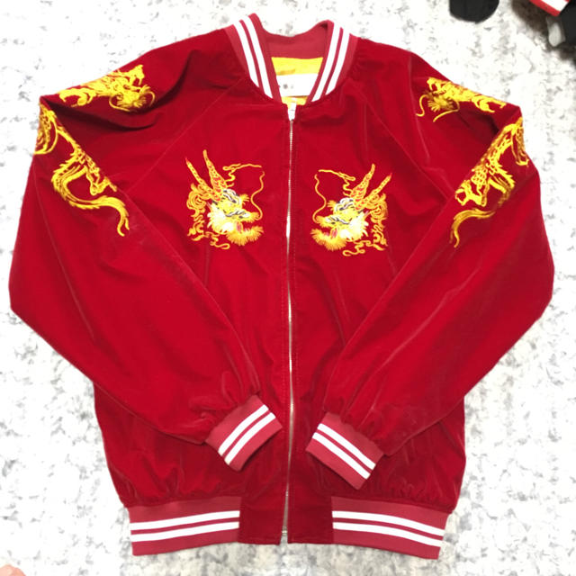 早い者勝ち‼️スカジャン 別珍 赤の通販 by TUYOSHI shop|ラクマ 早い者勝ち‼️スカジャン 別珍 赤の通販 by TUYOSHI shop|ラクマ