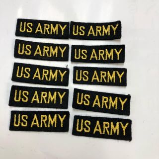 US ARMY ワッペン☆10枚(各種パーツ)