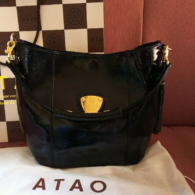 ATAO(アタオ)のATAOキャンディーブラック レディースのバッグ(ハンドバッグ)の商品写真