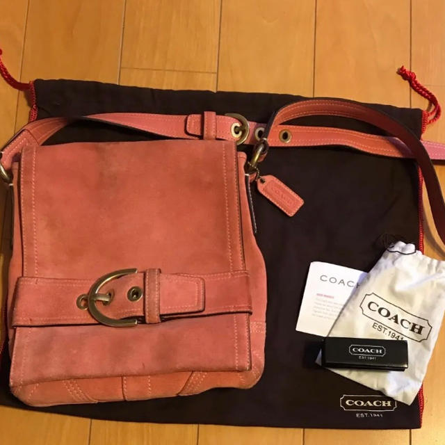 COACH   ショルダーバッグ  バックスキン 【値下げしました】