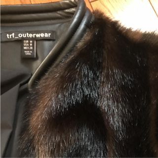 ザラ(ZARA)の【お値下げ】ZARA  ミンク調  ファーコート(毛皮/ファーコート)