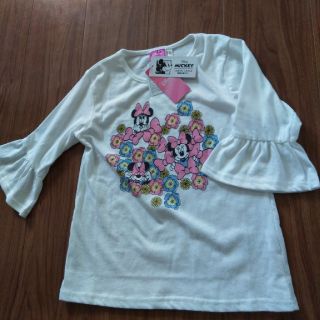 ディズニー(Disney)の新品　ミニーちゃん　7分袖　130(Tシャツ/カットソー)