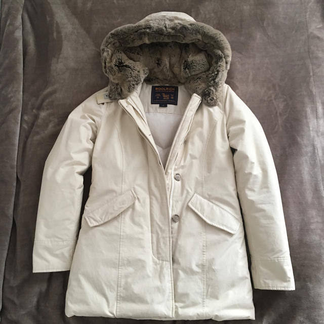 WOOLRICH(ウールリッチ)のウールリッチモッズコート ラビットファー レア品 全てクリーニング済み レディースのジャケット/アウター(モッズコート)の商品写真