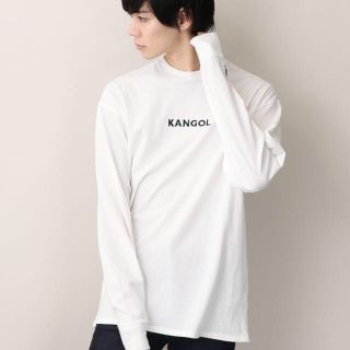 カンゴール(KANGOL)のKANGOL/カンゴール 別注ロゴ刺繍 S オーバーサイズカットソー ⚠️白(Tシャツ/カットソー(七分/長袖))