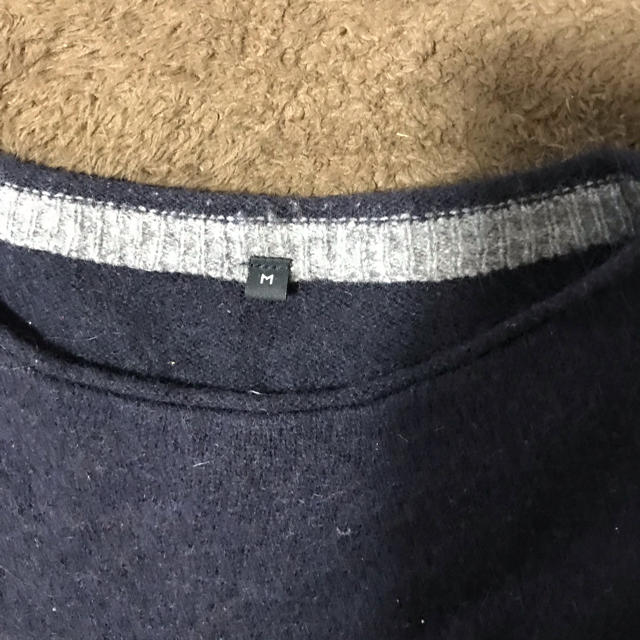 MUJI (無印良品)(ムジルシリョウヒン)の無印良品 ボーダーセーター メンズのトップス(ニット/セーター)の商品写真