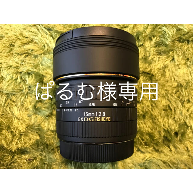 15mm F2.8 EX DG DIAGONAL FISHEYE Canon用 レンズ(単焦点)