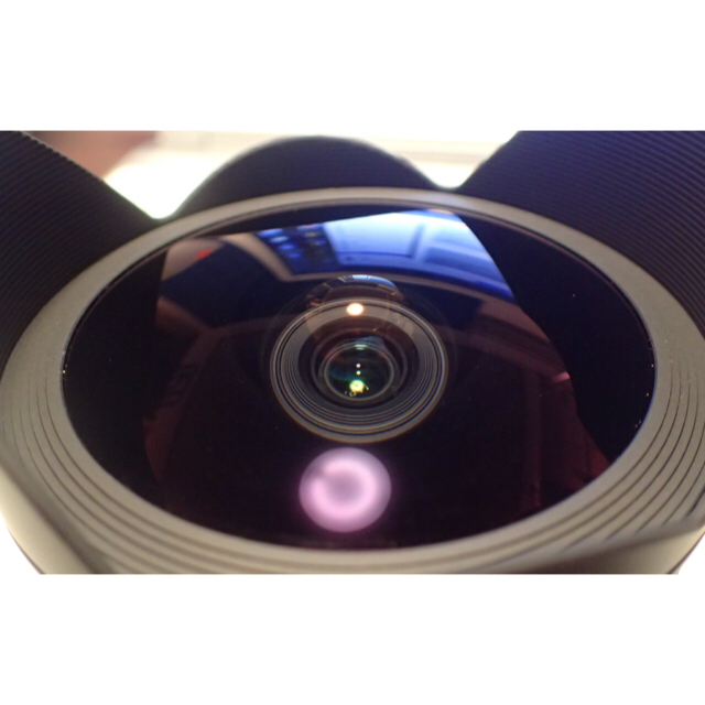 SIGMA(シグマ)の15mm F2.8 EX DG DIAGONAL FISHEYE Canon用 スマホ/家電/カメラのカメラ(レンズ(単焦点))の商品写真