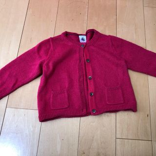 プチバトー(PETIT BATEAU)のゆうちゃん様専用   PETIT BATEAU カーディガン(カーディガン/ボレロ)