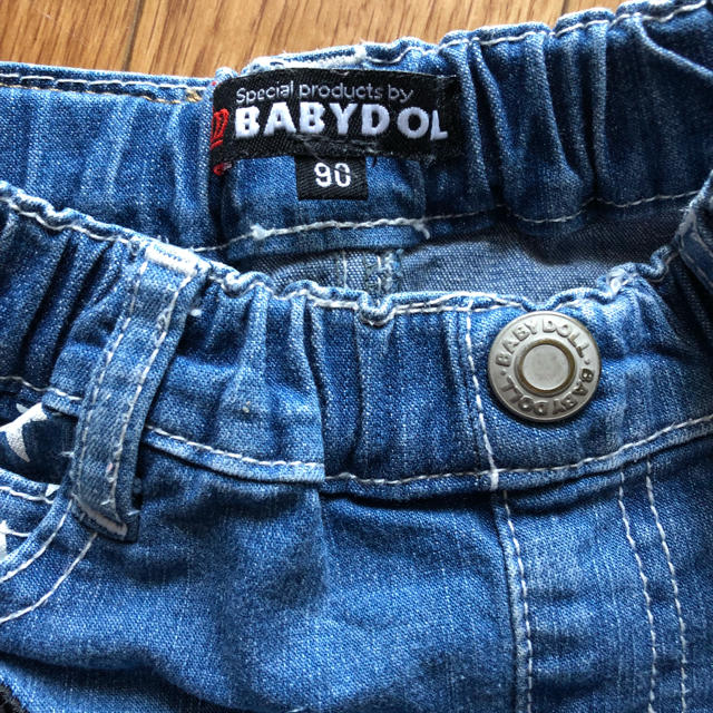 BABYDOLL(ベビードール)のベビードールデニムスカート キッズ/ベビー/マタニティのキッズ服女の子用(90cm~)(スカート)の商品写真