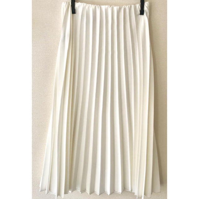 fifth(フィフス)のスカート 白 プリーツ レディースのスカート(ロングスカート)の商品写真