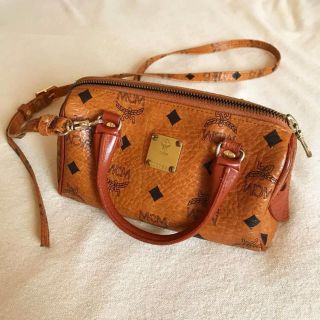 エムシーエム(MCM)のMCM ミニボストン ショルダー ポシェット(ショルダーバッグ)