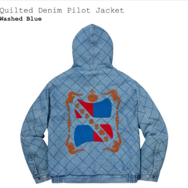 Supreme quilted denim pilot jacket Mサイズ