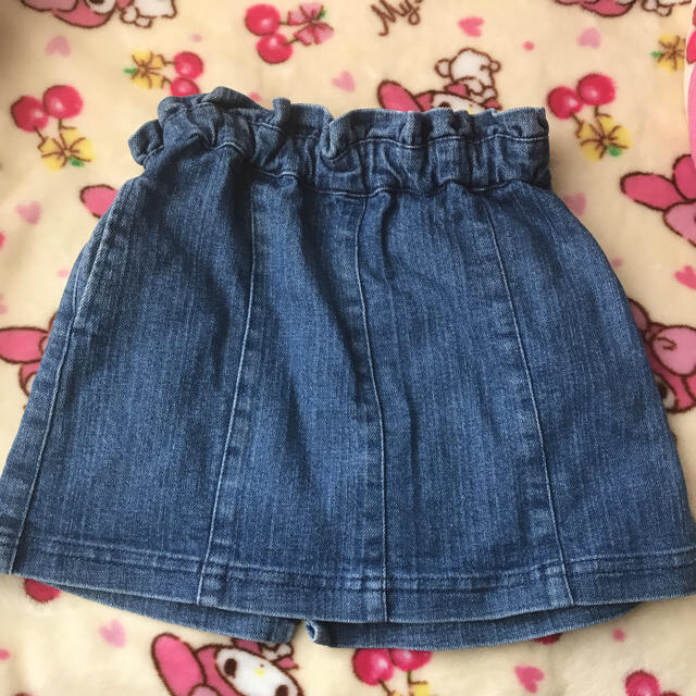 F.O.Factory(エフオーファクトリー)のアプレレクール デニムスカート 90 キッズ/ベビー/マタニティのキッズ服女の子用(90cm~)(スカート)の商品写真