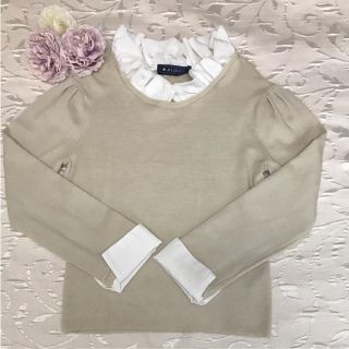 エムズグレイシー(M'S GRACY)の＊売約済み＊M's grecy フリルニット(ニット/セーター)