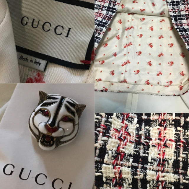 Gucci(グッチ)のGUCCI ツイードワンピース レディースのワンピース(ひざ丈ワンピース)の商品写真