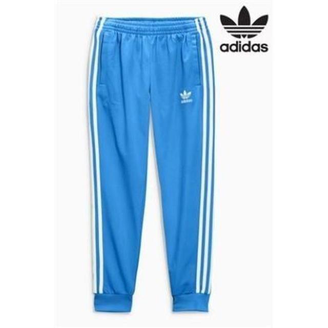 adidas(アディダス)のUK10-11 ブラック adidas originals トラックパンツ  キッズ/ベビー/マタニティのキッズ服男の子用(90cm~)(パンツ/スパッツ)の商品写真