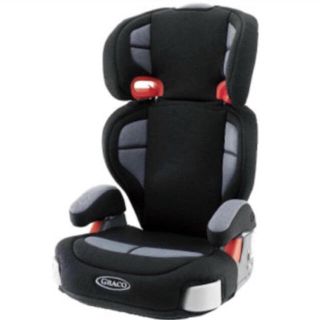 グレコ(Greco)の新品 送料無料 GRACO ジュニアシート 黒 ブラック 赤(自動車用チャイルドシート本体)