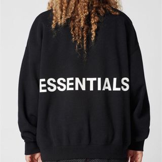 フィアオブゴッド(FEAR OF GOD)のブラック 黒 FOG Fear Of God Essentials スウェット (スウェット)