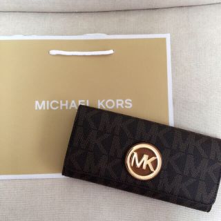 マイケルコース(Michael Kors)の新品！マイケルコース♡長財布 ブラウン(財布)