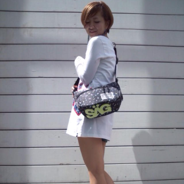 X-girl(エックスガール)のx-girl×SAGバック レディースのバッグ(ショルダーバッグ)の商品写真