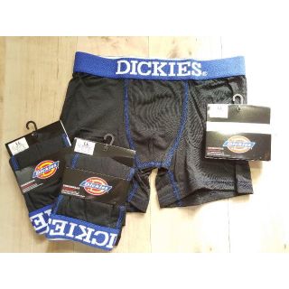 ディッキーズ(Dickies)の貴重なLL！３枚組Dickiesディッキーズボクサーブリーフ綿混前とじ黒１色(ボクサーパンツ)