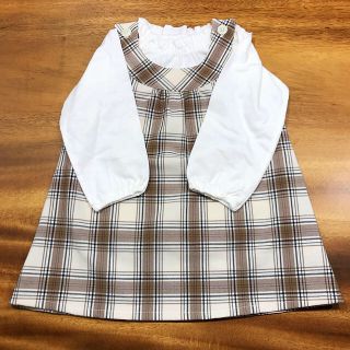 コムサイズム(COMME CA ISM)の専用☆コムサフォセット☆チェックチュニックセット(ワンピース)