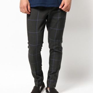 ステュディオス(STUDIOUS)のname. POLYESTER CHECK TROUSERS(スラックス)