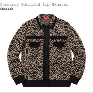 シュプリーム(Supreme)のsupreme Corduroy Detailed Zip Sweater M(ニット/セーター)