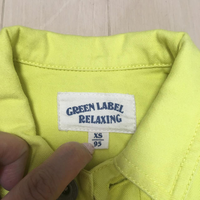 UNITED ARROWS green label relaxing(ユナイテッドアローズグリーンレーベルリラクシング)の95センチ★Gジャン グリーンレーベル キッズ/ベビー/マタニティのキッズ服女の子用(90cm~)(ジャケット/上着)の商品写真