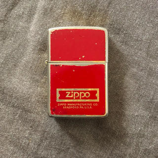 ジッポー(ZIPPO)のZIPPO 1987年製造 斜体ロゴ 金メッキ ヴィンテージ(タバコグッズ)