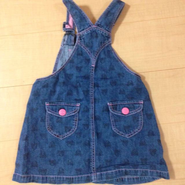 mikihouse(ミキハウス)のミキハウスジャンバースカート キッズ/ベビー/マタニティのキッズ服女の子用(90cm~)(その他)の商品写真