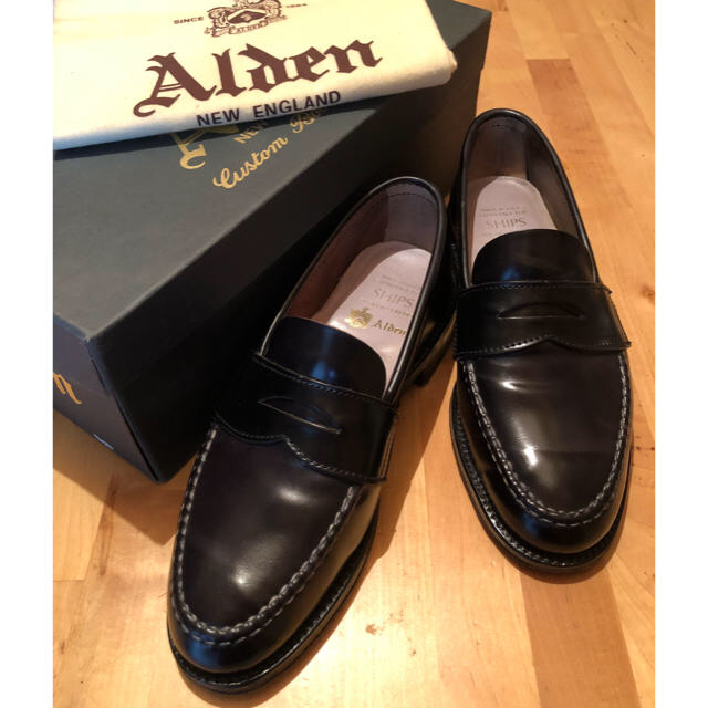 Alden(オールデン)のオールデン コードヴァン ローファー ブラック メンズの靴/シューズ(ドレス/ビジネス)の商品写真