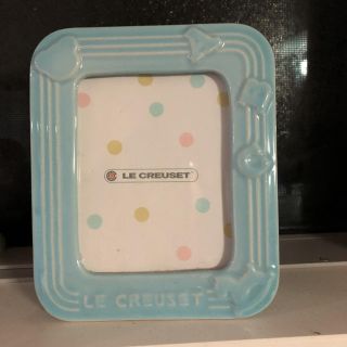 ルクルーゼ(LE CREUSET)のル・クルーゼ フォトフレーム ブルー(フォトフレーム)