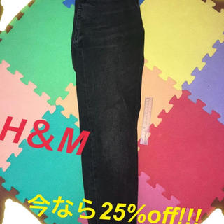 リーバイス(Levi's)の【H&M】黒スキニー ヴィンテージ加工 ブラックスキニー(デニム/ジーンズ)