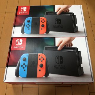 ニンテンドースイッチ(Nintendo Switch)のNintendo Switch 2台 新品 未使用(家庭用ゲーム機本体)