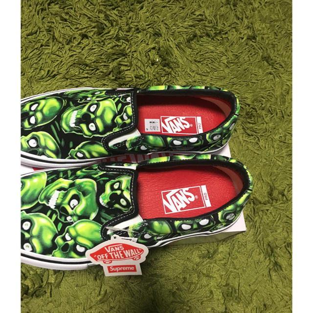 Supreme(シュプリーム)のsupreme vans スカル slip-on 27 9 メンズの靴/シューズ(スリッポン/モカシン)の商品写真