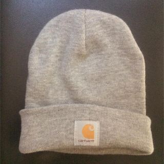 カーハート(carhartt)のお買い得！正規品❣️【未使用】カーハート🌟ニット 帽子 グレー フリーサイズ(ニット帽/ビーニー)