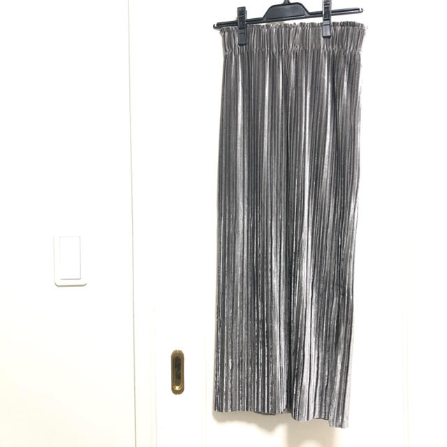 【送料込】CAPRICIEUX LE'MAGE ベロアプリーツスカート