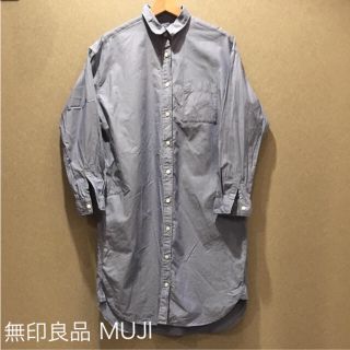 ムジルシリョウヒン(MUJI (無印良品))の無印良品 シャツ ワンピース Mサイズ(ひざ丈ワンピース)