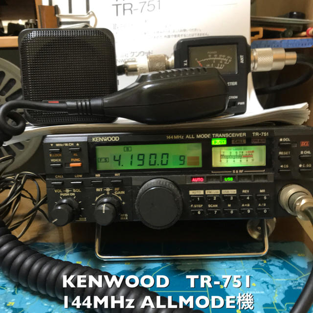 KENWOOD(ケンウッド)のKENWOOD  144MHz ALLMODE機 TR-751 エンタメ/ホビーのテーブルゲーム/ホビー(アマチュア無線)の商品写真